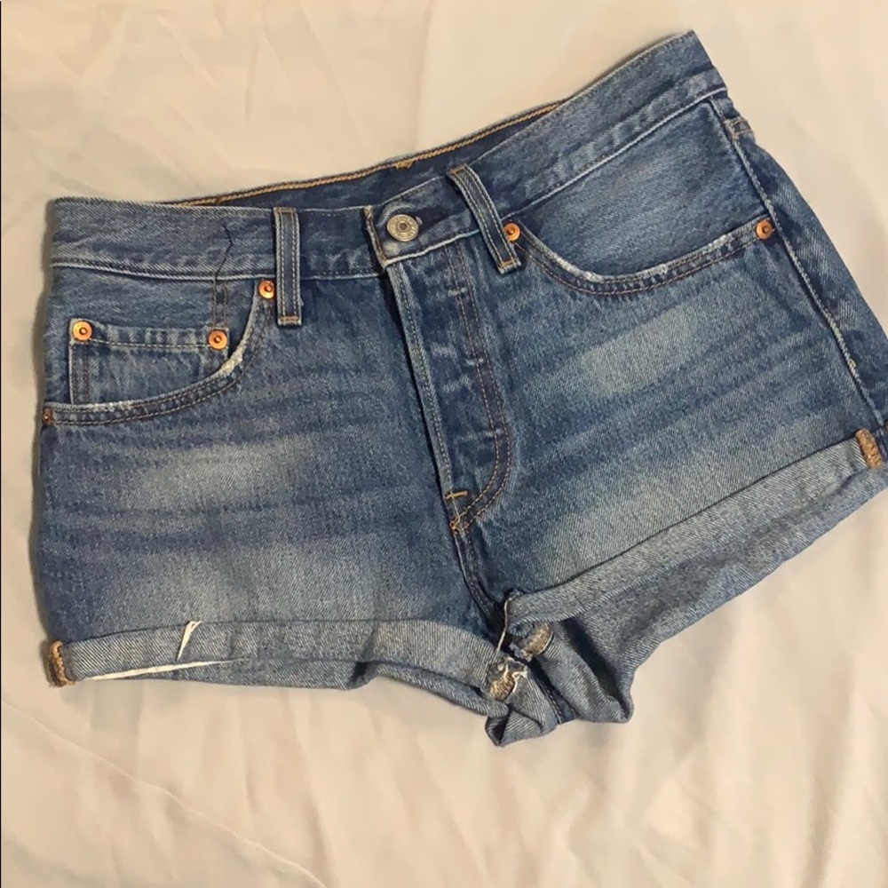 Levi Strauss & Co. High Waisted Jean Shorts